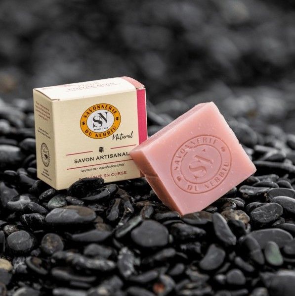 savon artisanal corse, natural figue poivre noir