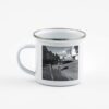 Tasse Émaillée | Le Livreur à Vélo, Ajaccio