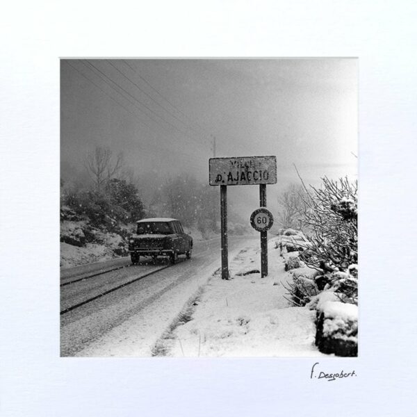 Passe-Partout - Col d'Aspretto sous la neige, Ajaccio