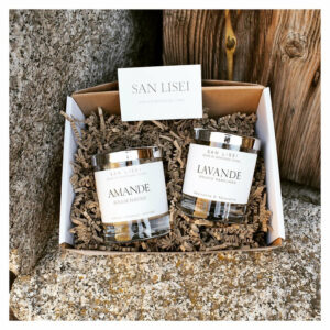 Coffret bougies fleuries