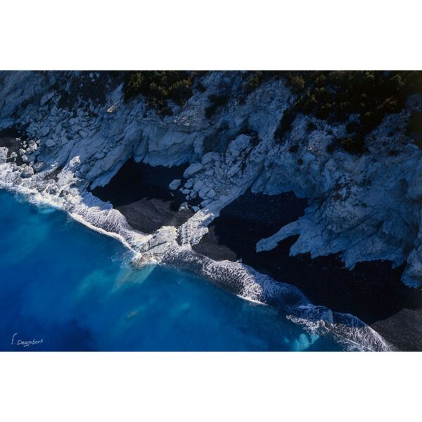 Photo de la plage d'amiante à Canari en Corse