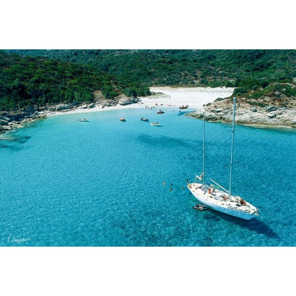 Photo de l'anse de Fiume Santu en Corse