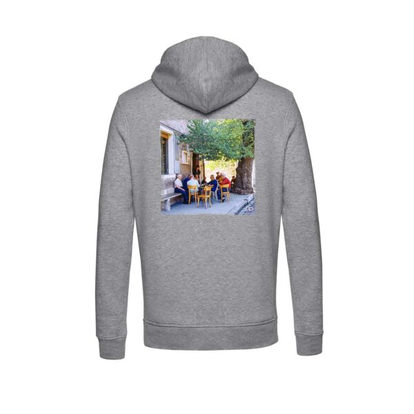 Sweat à Capuche Zippé Unisexe | La Partie de Cartes, Olivese