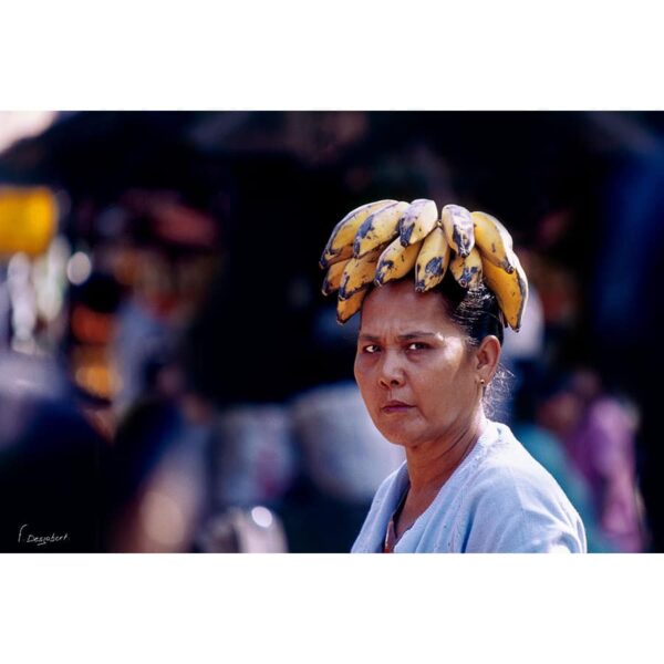 Photo : Vendeuse de banane - Birmanie Myanmar
