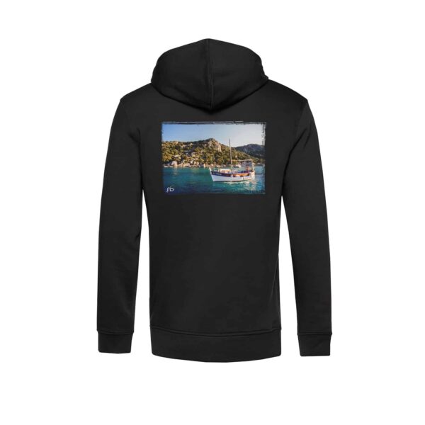 Sweat à Capuche Zippé Unisexe | Barque à Santa Giulia, Corse – Image 5