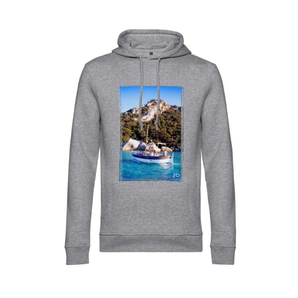 Sweat à Capuche Unisexe | Barque à Santa Giulia, Corse – Image 5