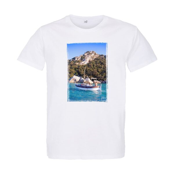 T-Shirt Unisexe | Barque à Santa Giulia, Corse – Image 3