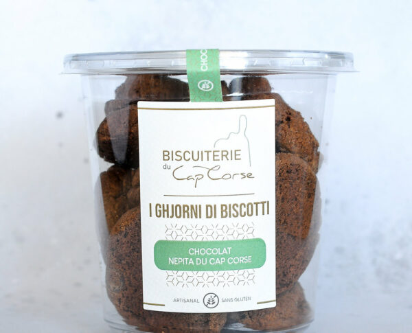 Gâteaux corses Bio et sans gluten, chocolat, nepita du cap corse