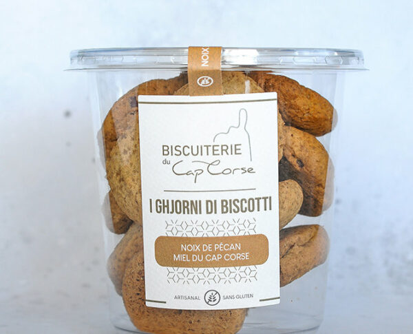 Gâteaux corses Bio et sans gluten, noix de pécan et miel du cap corse