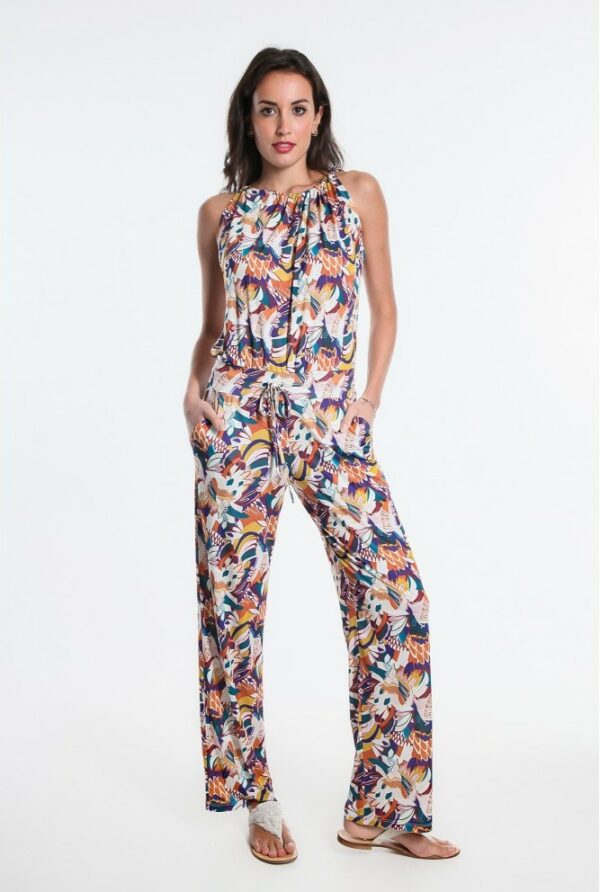 combinaison pantalon osanna creazione polka imprime jungle