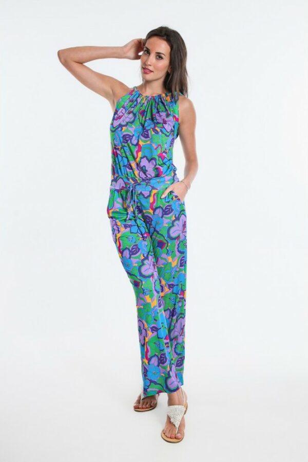 combinaison pantalon osanna creazione polka imprime tahiti