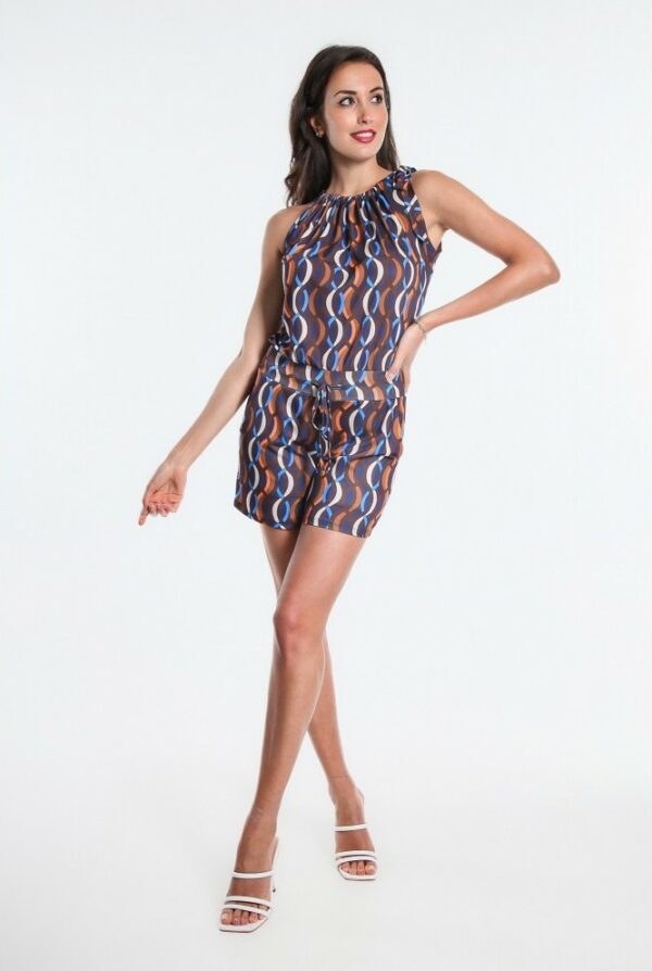 combinaison short cokas osanna creazione imprime catena