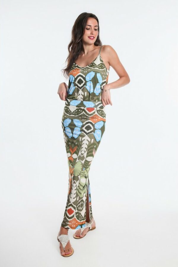 jupe longue farfalla osanna creazione imprime tribal