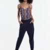 pantalon celia osanna creazione coloris marine