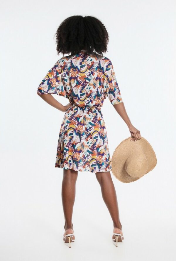 robe courte achila osanna creazione imprime jungle