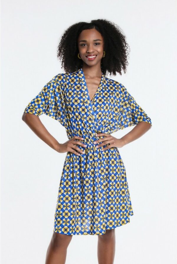 robe courte achila osanna creazione imprime porto