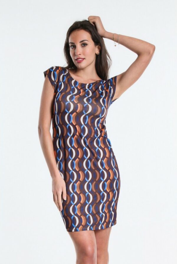 robe courte anae osanna creazione imprime catena