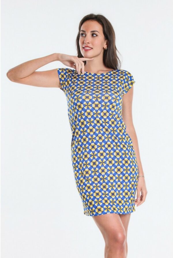 robe courte anae osanna creazione imprime porto