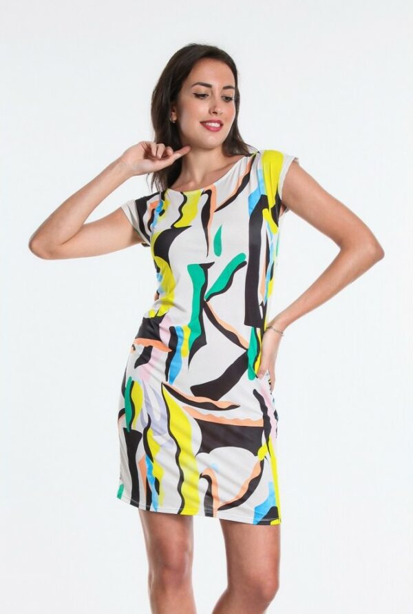 robe courte anae osanna creazione imprime pucci