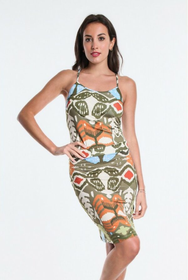 robe courte asia osanna creazione imprime tribal