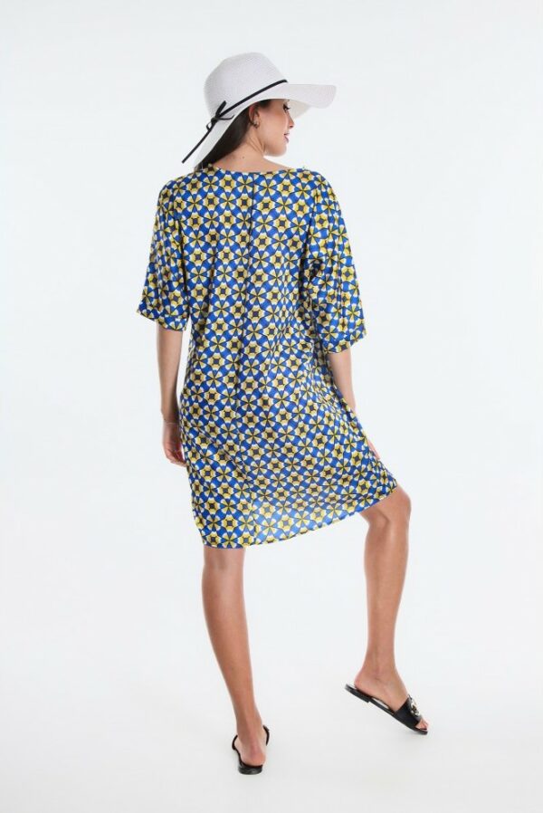robe courte kasa osanna creazione imprime porto
