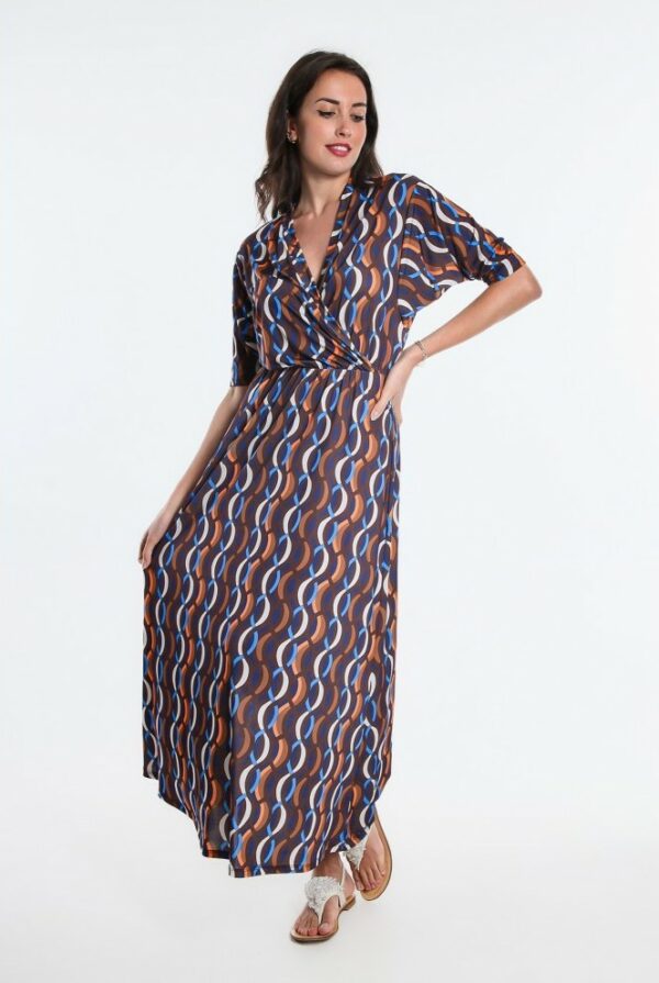 robe longue barbosa osanna creazione imprime catena