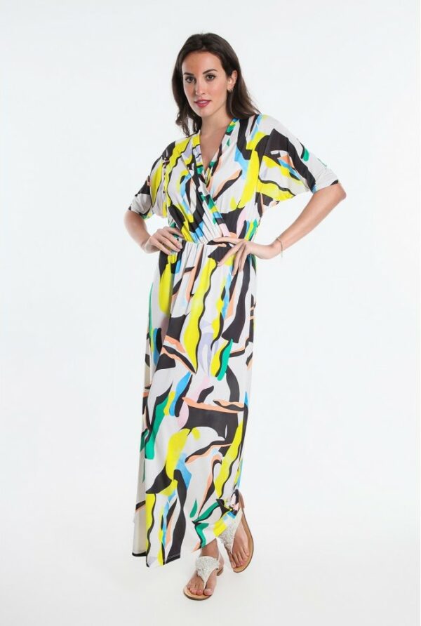 robe longue barbosa osanna creazione imprime pucci