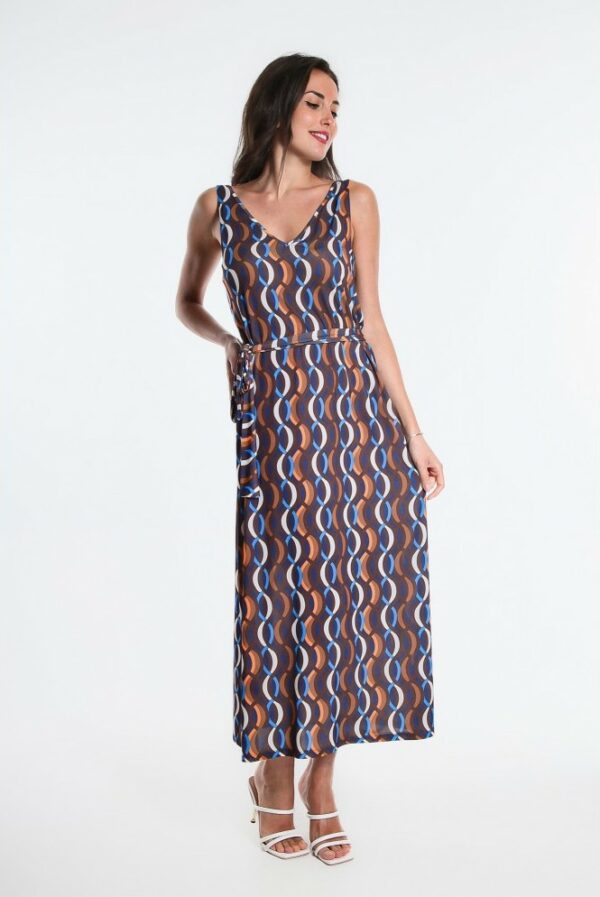 robe longue berangere osanna creazione imprime catena