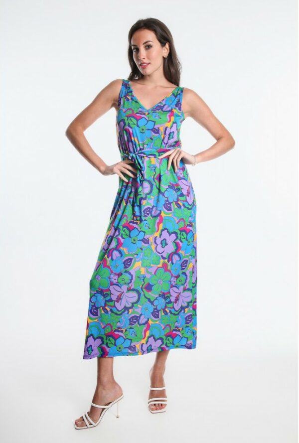robe longue berangere osanna creazione imprime tahiti