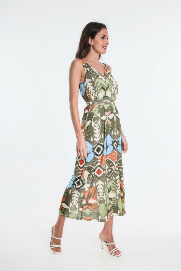 robe longue berangere osanna creazione imprime tribal