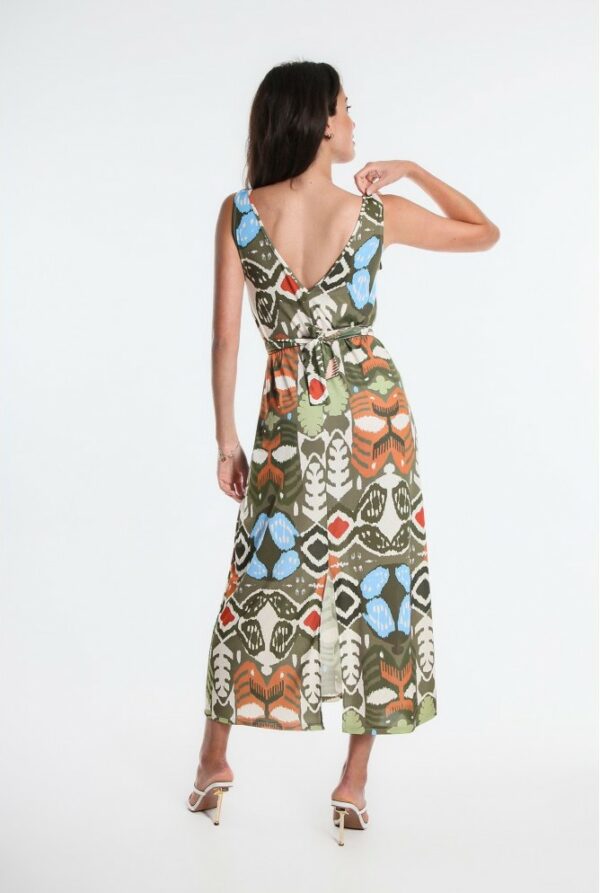 robe longue berangere osanna creazione imprime tribal