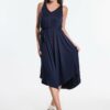 robe longue botti osanna creazione coloris marine