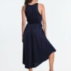robe longue botti osanna creazione coloris marine