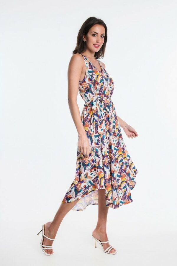 robe longue botti osanna creazione imprime jungle