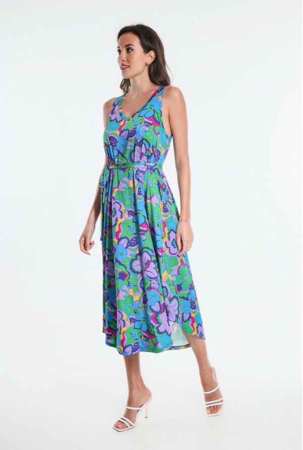 robe longue botti osanna creazione imprime tahiti