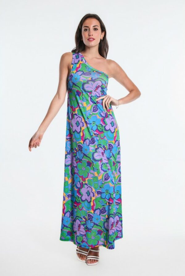 robe longue brooklyn osanna creazione imprime tahiti