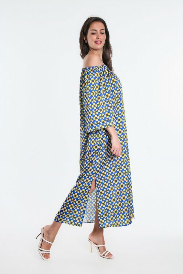 robe longue kheira osanna creazione imprime porto