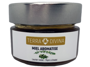 Miel aromatise Aromiel ORL (laurier noble/thym linalol)