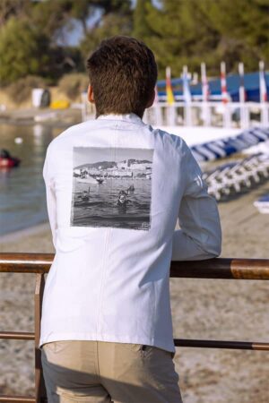 Veste Bleu de Chine - Les plongeurs à Ajaccio.