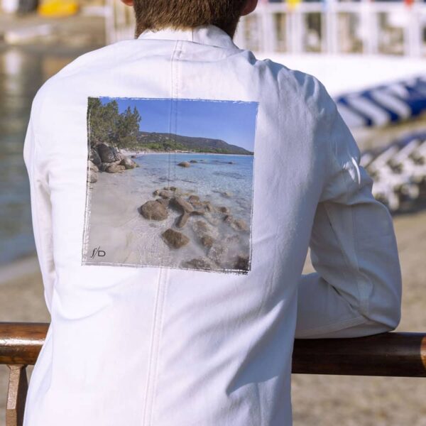 Veste Bleu de Chine - Plage de Palombaggia, Corse – Image 6