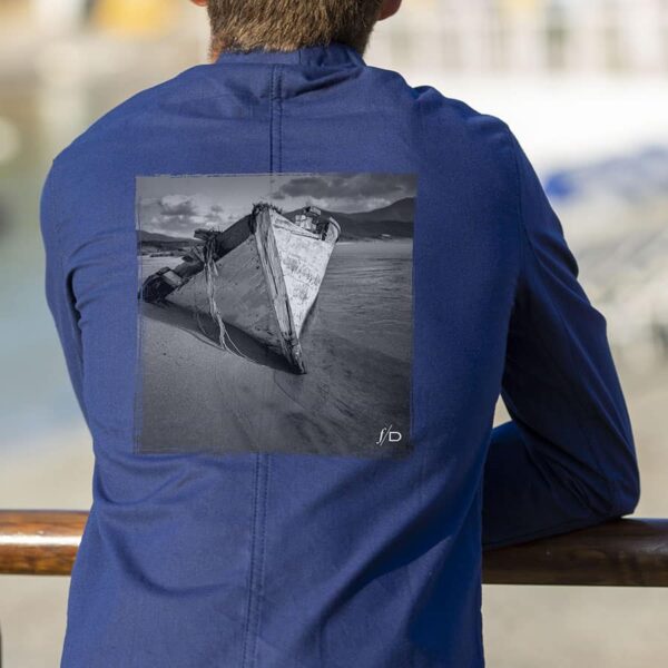 Veste Bleu de Chine - La barque échouée, Lava. – Image 4