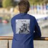 Veste Bleu de Chine - Enfants Sur Le Quai des Pêcheurs, L'Île Rousse