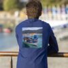 Veste Bleu de Chine - Barque à Campomoro, Corse