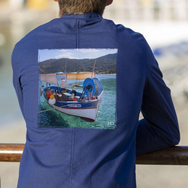 Veste Bleu de Chine - Barque à Campomoro, Corse – Image 2