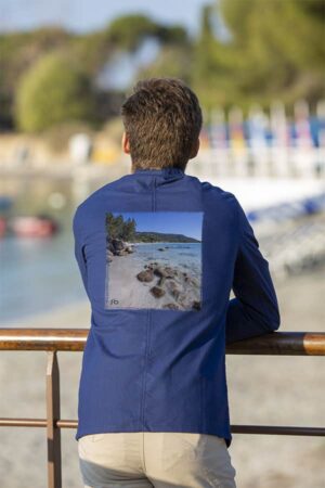 Veste Bleu de Chine - Plage de Palombaggia, Corse