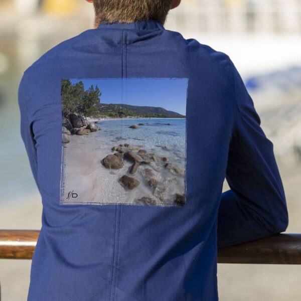 Veste Bleu de Chine - Plage de Palombaggia, Corse – Image 2