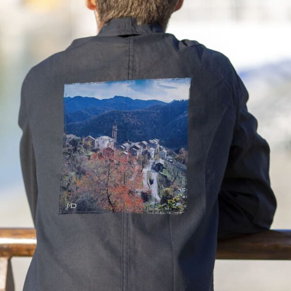 Veste Bleu de Chine - Le village de Verdèse en Castagniccia. – Image 2